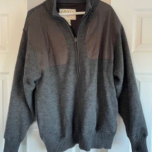 Orvis fill zip sweater
